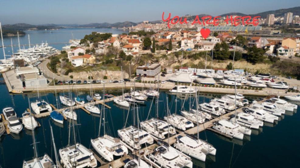 Luxury Apartment Vista Del Mare Sibenik Exterior photo